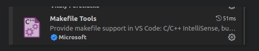 Makefile Tools vscode extension